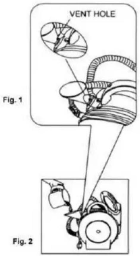 VENT HOLE Fig. 1 Fig. 2