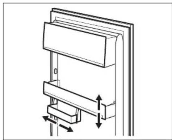 ELECTROLUX ENG2917AOW - POZITIONAREA RAFTURILOR PE UŞÄ - 1