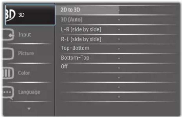 PHILIPS 224G5DSD - Co je nabídka na obrazovce (OSD)? - 1