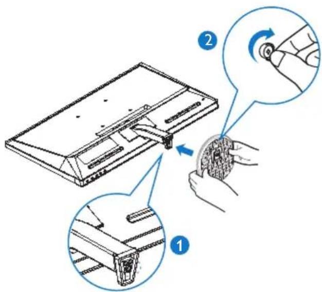PHILIPS 224G5DSD - Namontujte stojánek podstavce - 2