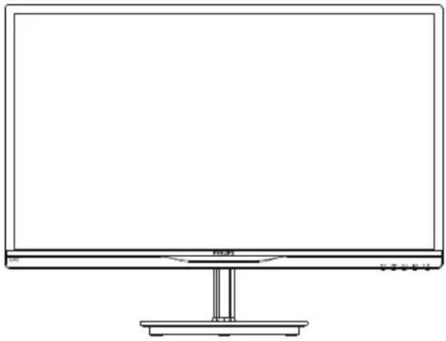 PHILIPS 224G5DSD - Popis výrobku z čelního pohledu - 1