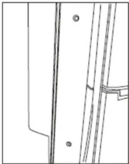 GORENJE KRF4151AX KRT - Montage des Türgriffs - 1
