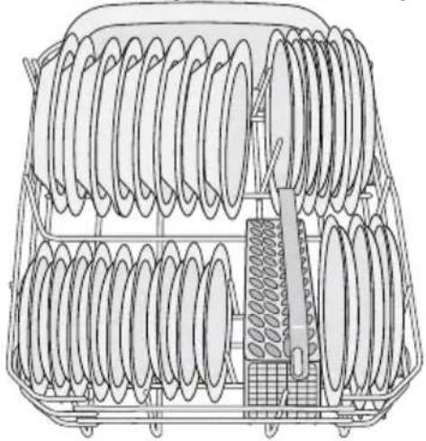 ELECTROLUX ESF46710 - Полная загрузка: 9 стандартных комплектов посуды - 4