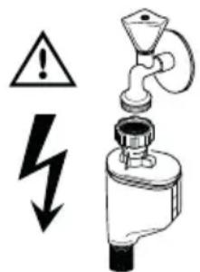 ELECTROLUX ESF46710 - Наливной шланг с предохранительным клапаном - 1