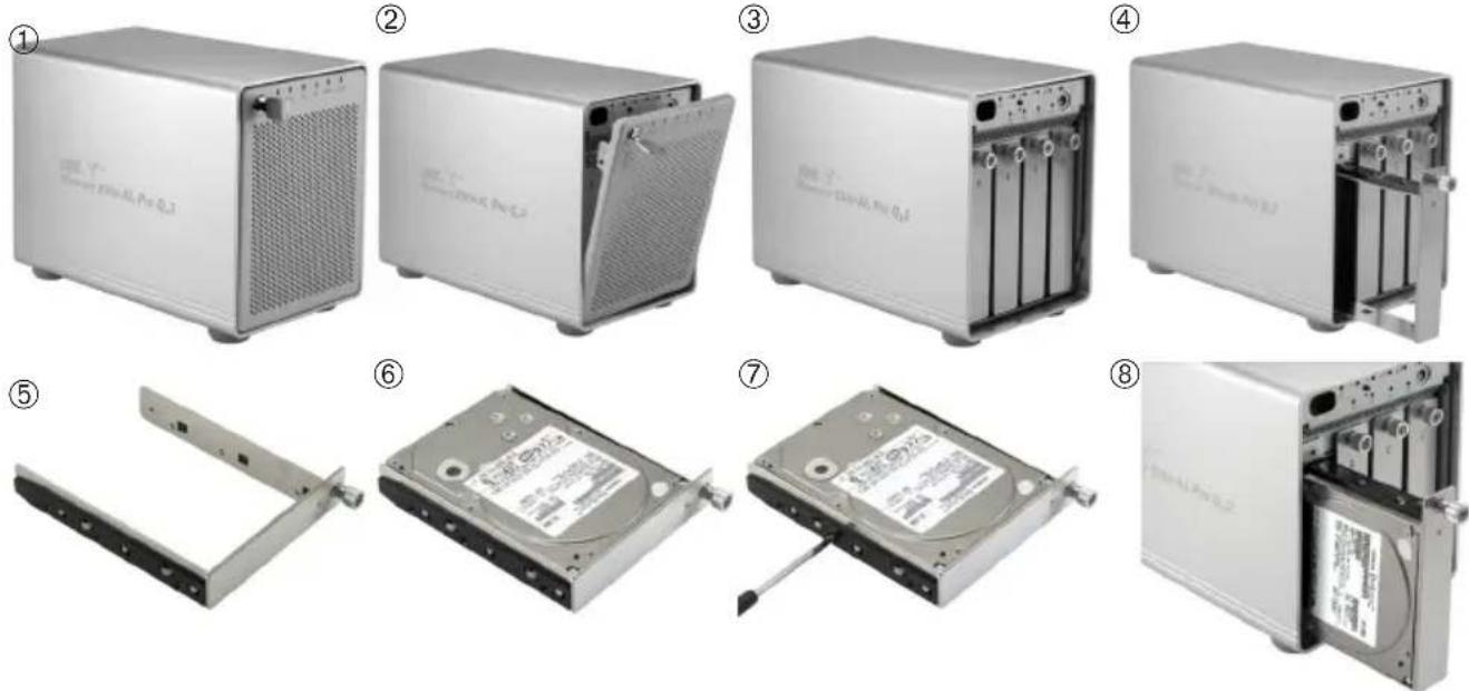 OWC Mercury Elite Pro Qx2 - Hard Drive Assembly - 1