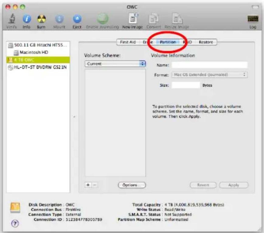 OWC Mercury Elite Pro Qx2 - Formatting your Qx2 on a Macintosh with Mac OS X - 3