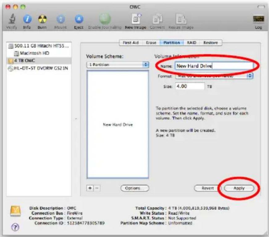 OWC Mercury Elite Pro Qx2 - Formatting your Qx2 on a Macintosh with Mac OS X - 5