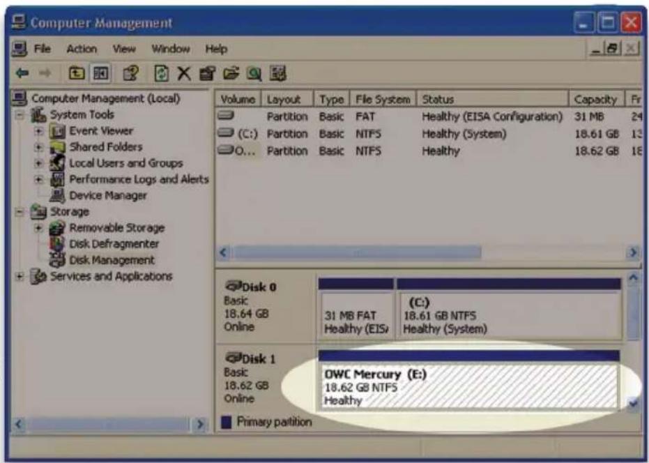 OWC Mercury Elite Pro Qx2 - Formatting your Qx2 on Windows 2000 and later - 12