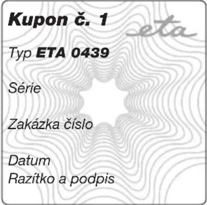 Eta 043990000 - Postup pri reklamácii - 1
