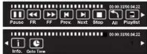 PHILIPS 32PFL3330 - Music, Photo, video, text mode control menu bars - 2
