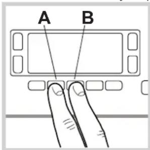 A B