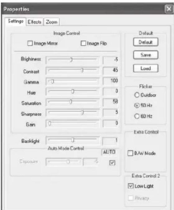 Media-Tech MT4028 - „Settings" tab - 1