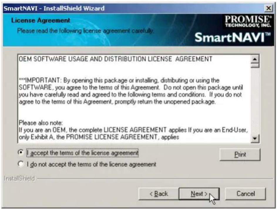 Promise Technology SmartStor NS2300N - Installing the Software - 3