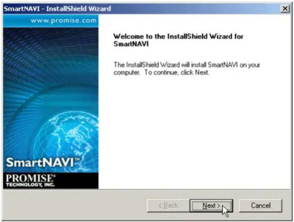 Promise Technology SmartStor NS2300N - Installing the Software - 2