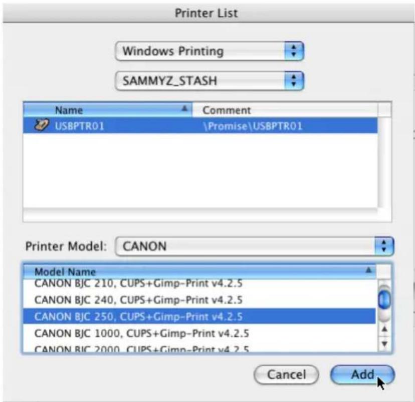 Promise Technology SmartStor NS2300N - Setting up Macintosh Printing - 3