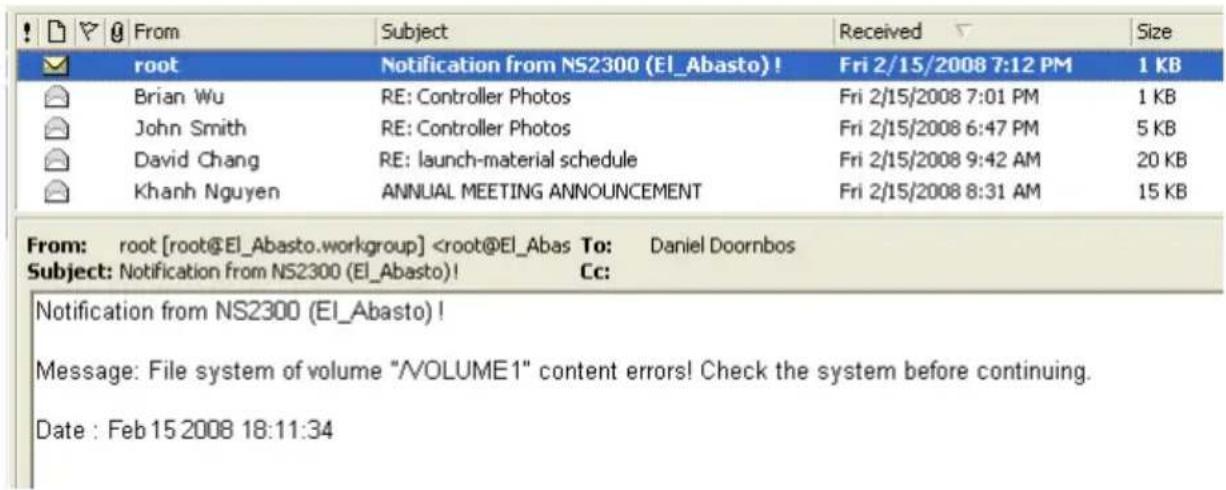 Promise Technology SmartStor NS2300N - Checking Your Email Inbox - 1