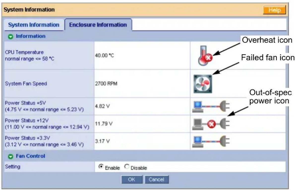 Promise Technology SmartStor NS2300N - Checking Enclosure Status in PASM - 1
