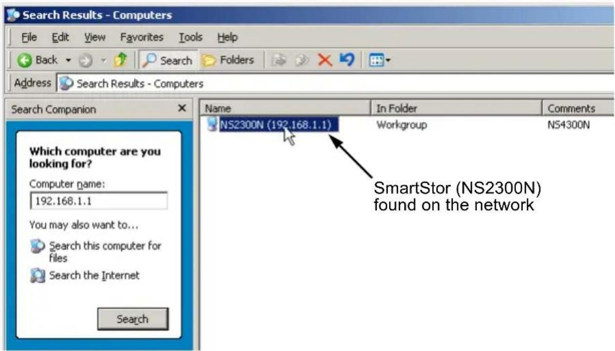 Promise Technology SmartStor NS2300N - Setting up a Network Drive on a Windows PC - 3