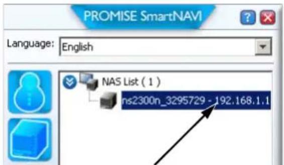 Promise Technology SmartStor NS2300N - Finding the SmartStor's IP Address - 2