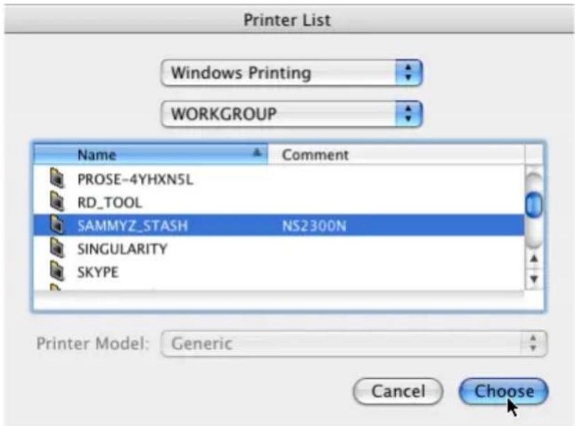 Promise Technology SmartStor NS2300N - Setting up Macintosh Printing - 1