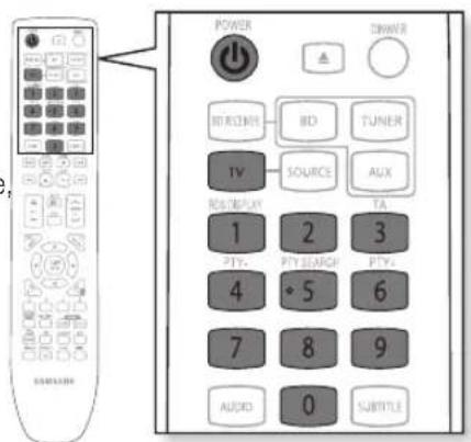 SAMSUNG HT-BD1250R - Example : For a Samsung TV - 1