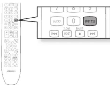 SAMSUNG HT-BD1250R - Subtitle Display - 2