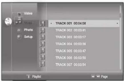 SAMSUNG HT-BD1250R - BUTTONS ON THE REMOTE CONTROL USED FOR AUDIO CD (CD-DA)/ MP3 DISC PLAYBACK - 3
