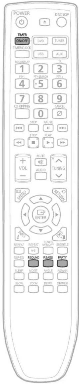 SAMSUNG MAX-DG56 - Zrušení nastavení časovače - 1