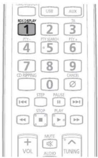 SAMSUNG MAX-DG56 - Zobrazení informací služby RDS - 1