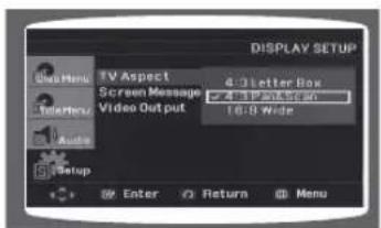 SAMSUNG MAX-DG56 - Nastavení typu obrazovky televizoru - 6