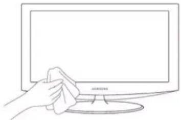 SAMSUNG SyncMaster B1930NW - Údržba vnějšího povrchu a obrazovky - 1
