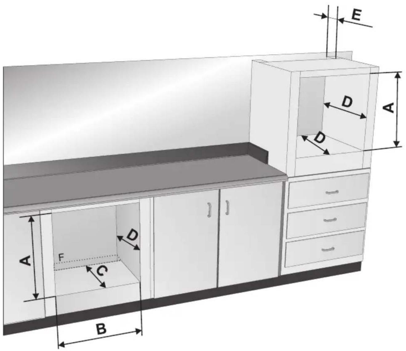 SMEG SC750RWX8 - Positioning the oven - 4