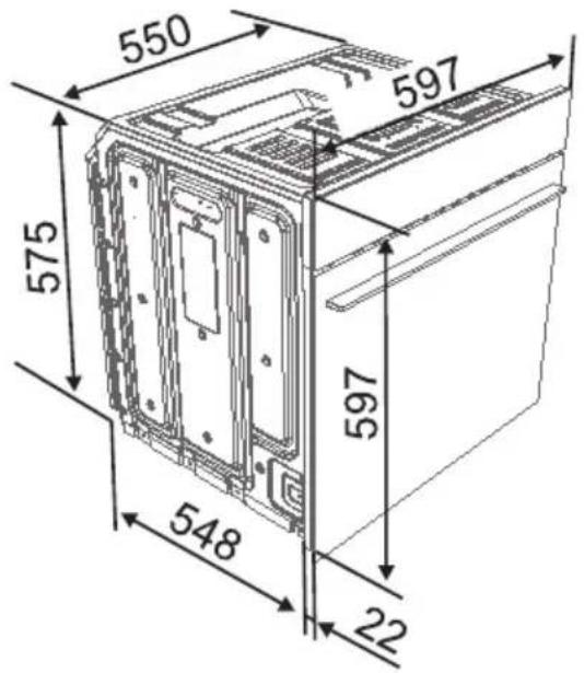 SMEG SC750RWX8 - Positioning the oven - 7