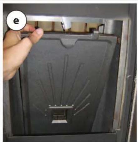 Close-up of a hand opening a black plastic tray with radial blades, no visible text or symbols