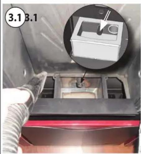 La Nordica Novella - PLEASE NOTE: USE A SUITABLE VACUUM CLEANER WITH A SPECIAL CONTAINER TO SEPARATE THE COLLECTED ASH. - 4