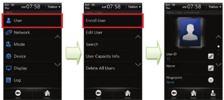 Suprema BioStation T2 - Registering User to Device - 1