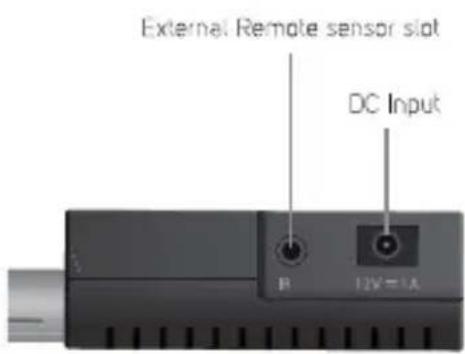 External Remote sensor slot DC Input R 12V=1A