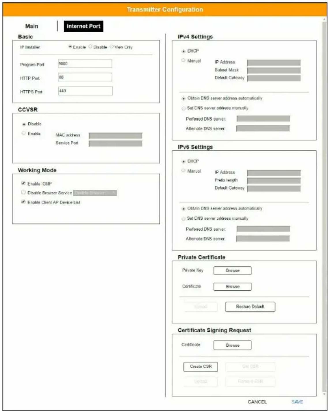 ATEN KE6910 - Internet Port (AiT models only) - 1