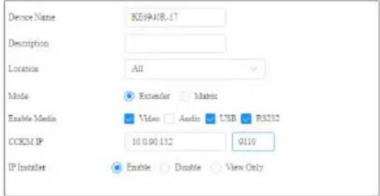 ATEN KE6910 - Receiver Configuration - 1