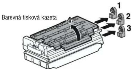 Barevná tisková kazeta 1 2 3 4