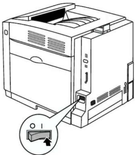 PANASONIC KX-CL500 - Zapnutí tiskárny - 1