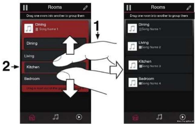 HEOS AVR - ■ Ungrouping all rooms - 1