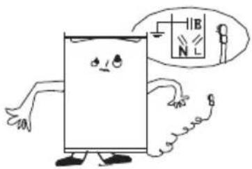 Cartoon illustration of a battery character with a magnetic field symbol and labeled terminals (B, N, L)