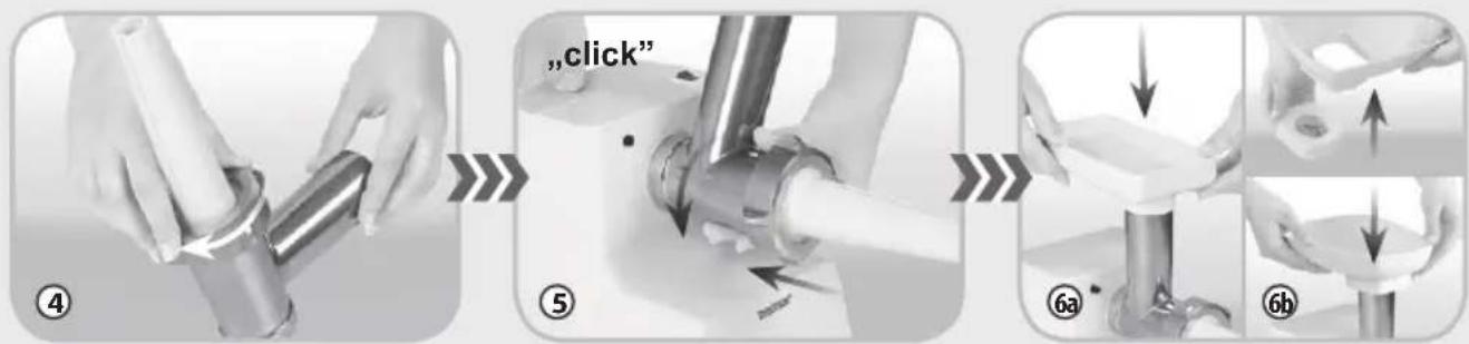„click" ④ ⑤ ⑥a ⑥b