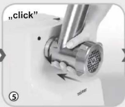 "click" ⑤