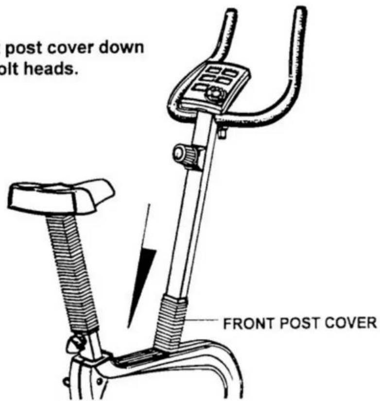 York Fitness Cardiofit 3200 - ATTACH THE FRONT POST - 5