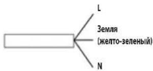 L Земля (желто-зеленый) N