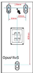 Wharfedale Opus 2 M1 - Wall Mounting AV Speakers - 3