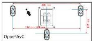 Wharfedale Opus 2 M2 - Wall Mounting AV Speakers - 2