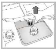 WHIRLPOOL ADG 422 - Cleaning the spray arms - 2